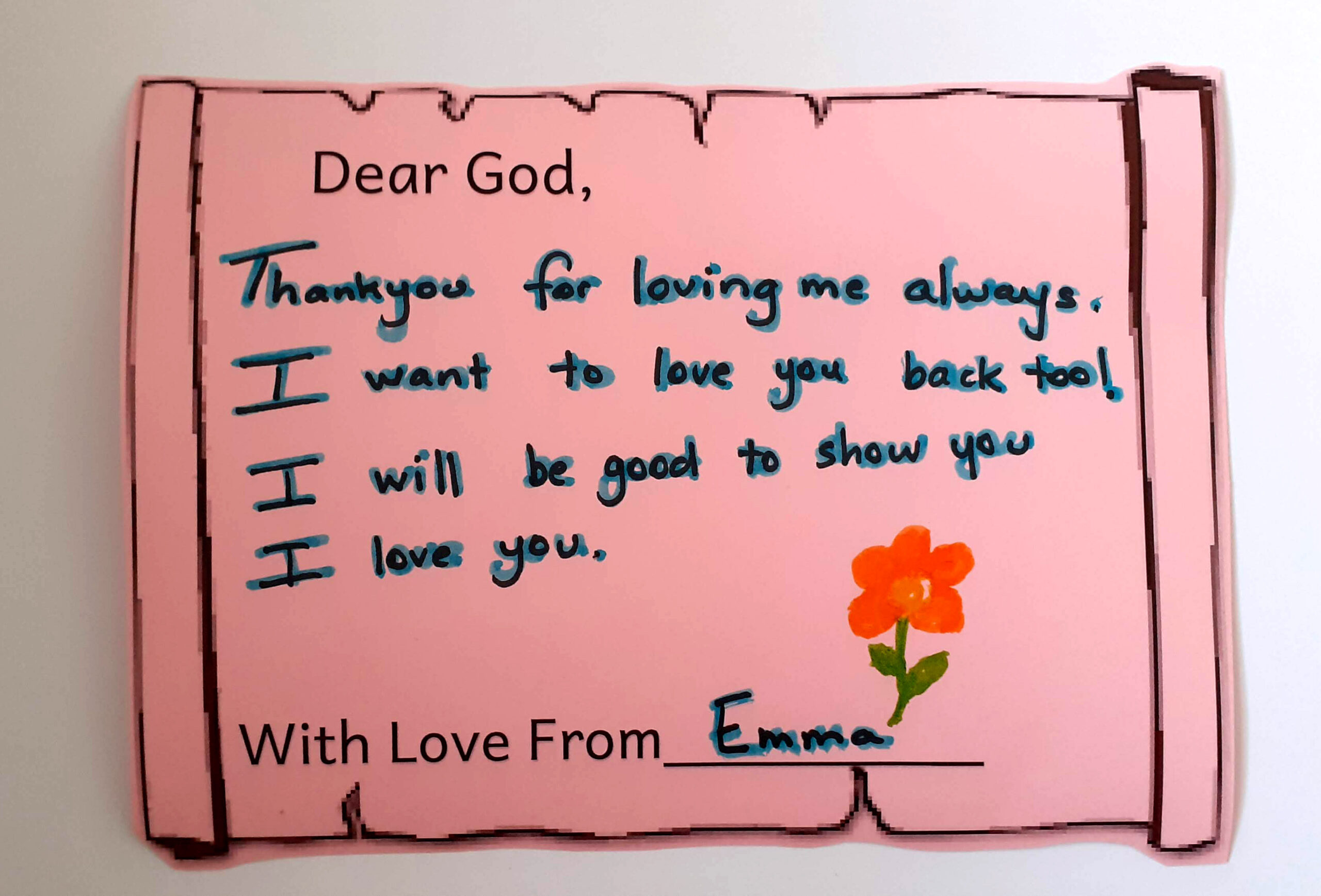 Love Letter – Spiritual Development in Schools